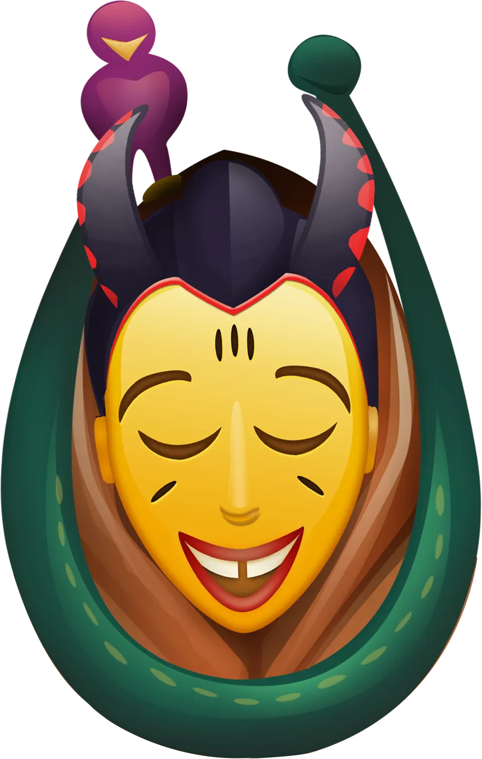 Zaouli Mask Emoji